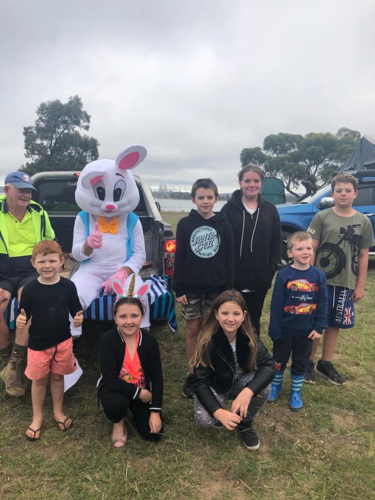 Groupie With Mascot | Muswellbrook, NSW | Lake Liddell Recreation Area