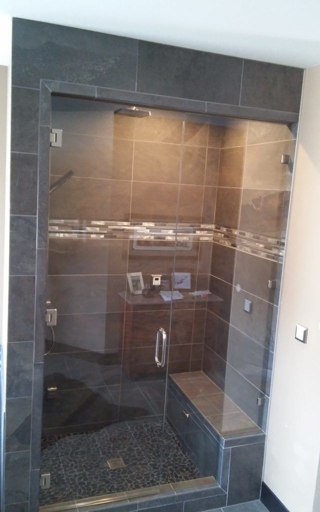 Shower with Bench Seat - Glass Shop in Littleton, CO
