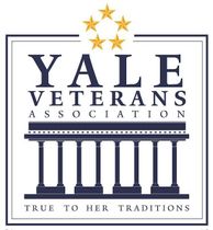 A logo for yale veterans association that says true to her traditions