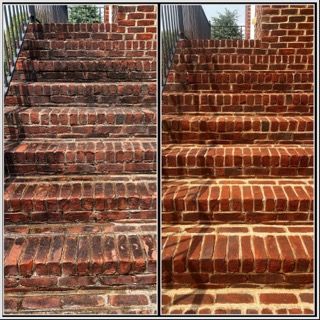 Outdoor Stairs - Johnson City, TN - Bin Doctor Plus