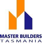 The logo for master builders tasmania | Derwent Park, TAS