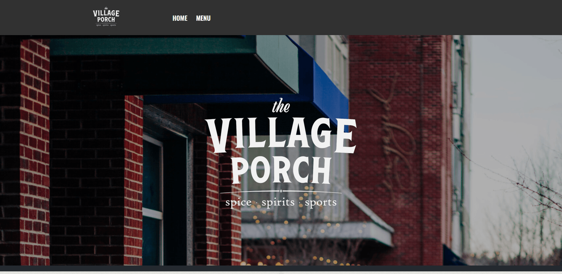 The Village Porch hompage