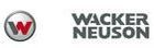 The wacker neuson logo is on a white background.