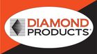 The diamond products logo is on a red and black background.