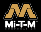 Mi-t-m corporation logo on a black background