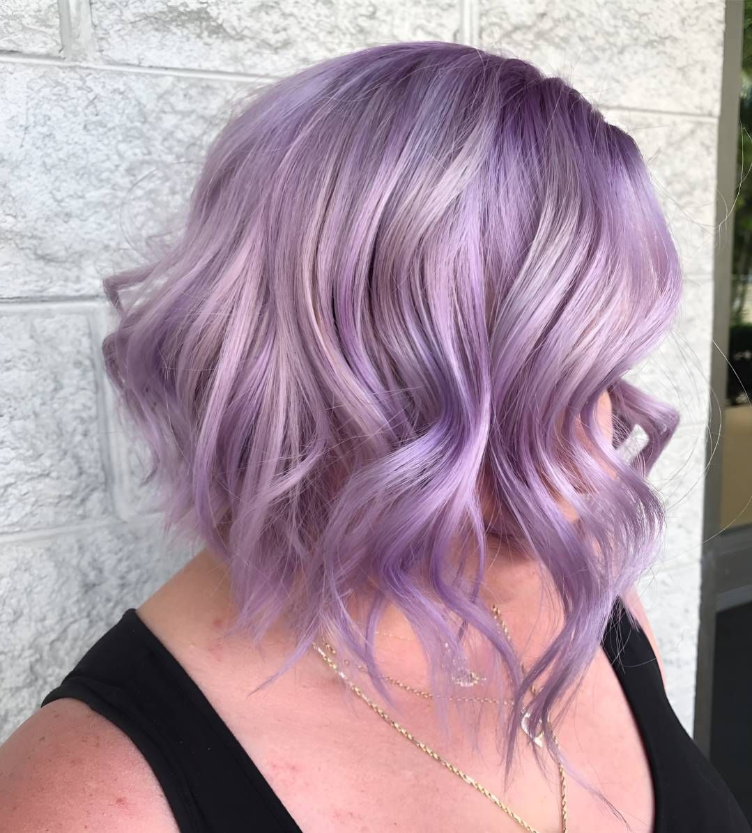 A Woman With Purple Hair Is Wearing — Beautique Hair Lounge & Beauty Bar In Condon, QLD