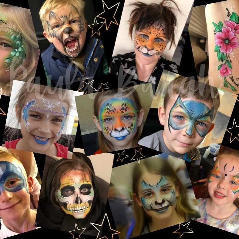 Chesterfield Derbyshire Chesterfield face paint professional face painter Chatsworth