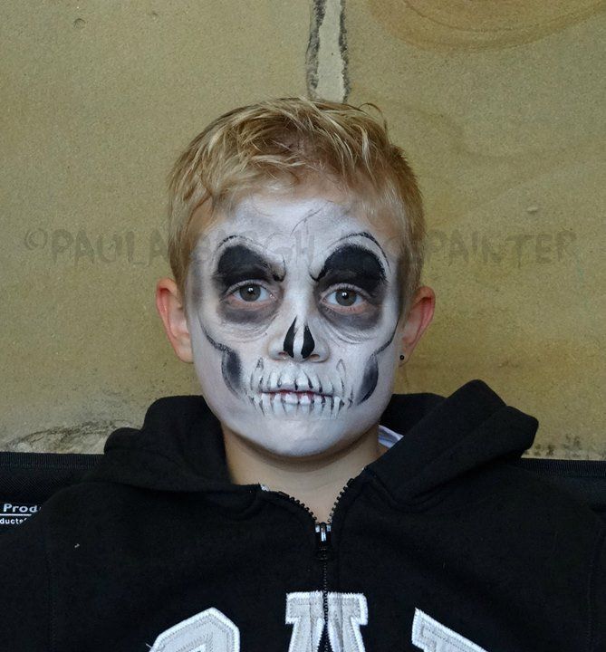Chesterfield Derbyshire Face Painter skull face paint