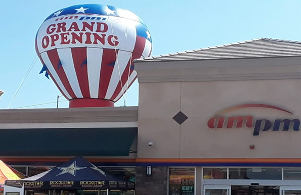 Rooftop Balloons in Ventura