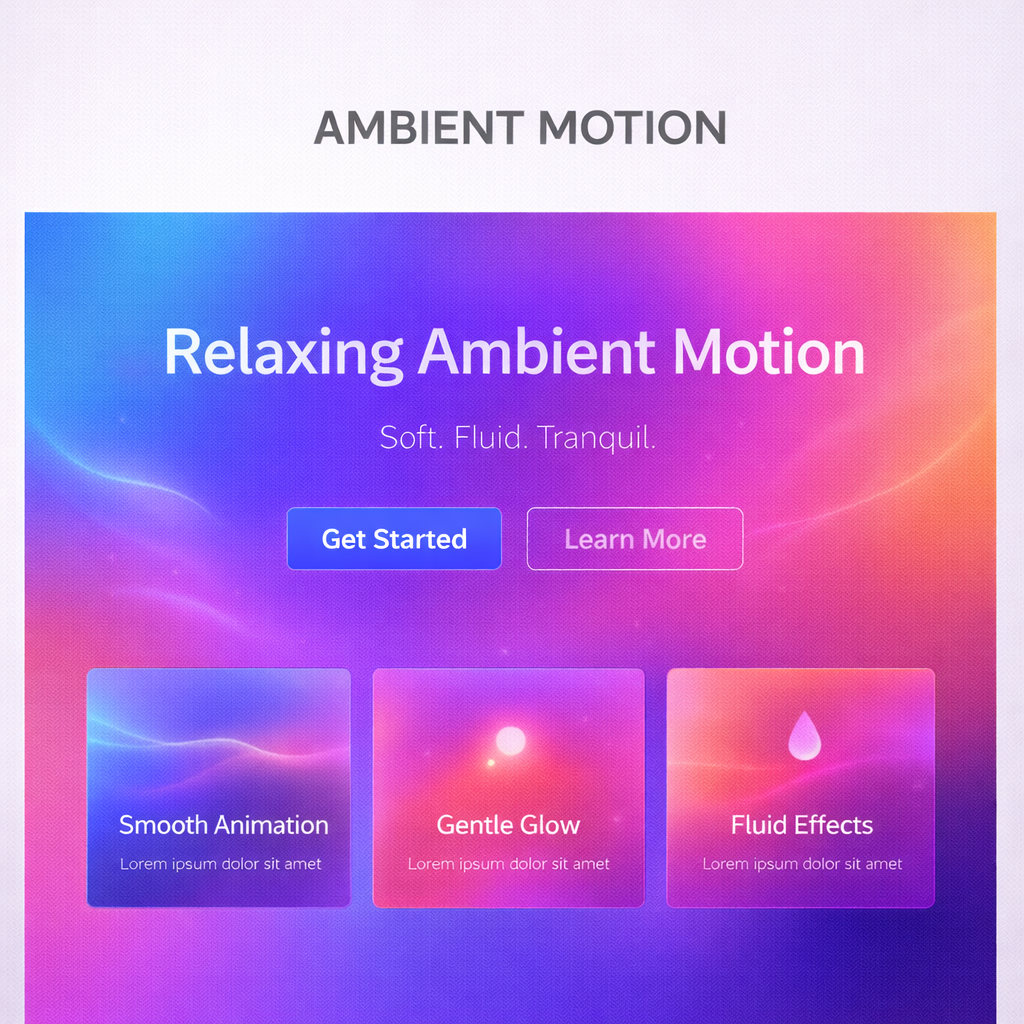 Ambient Motion style preview