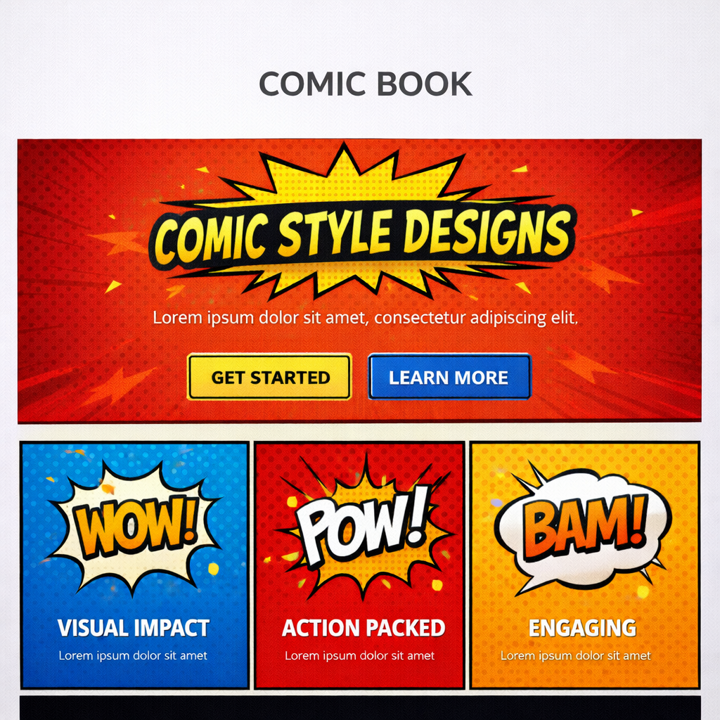 Comic Book style preview