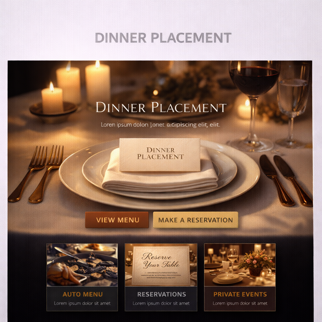 Dinner Placement style preview