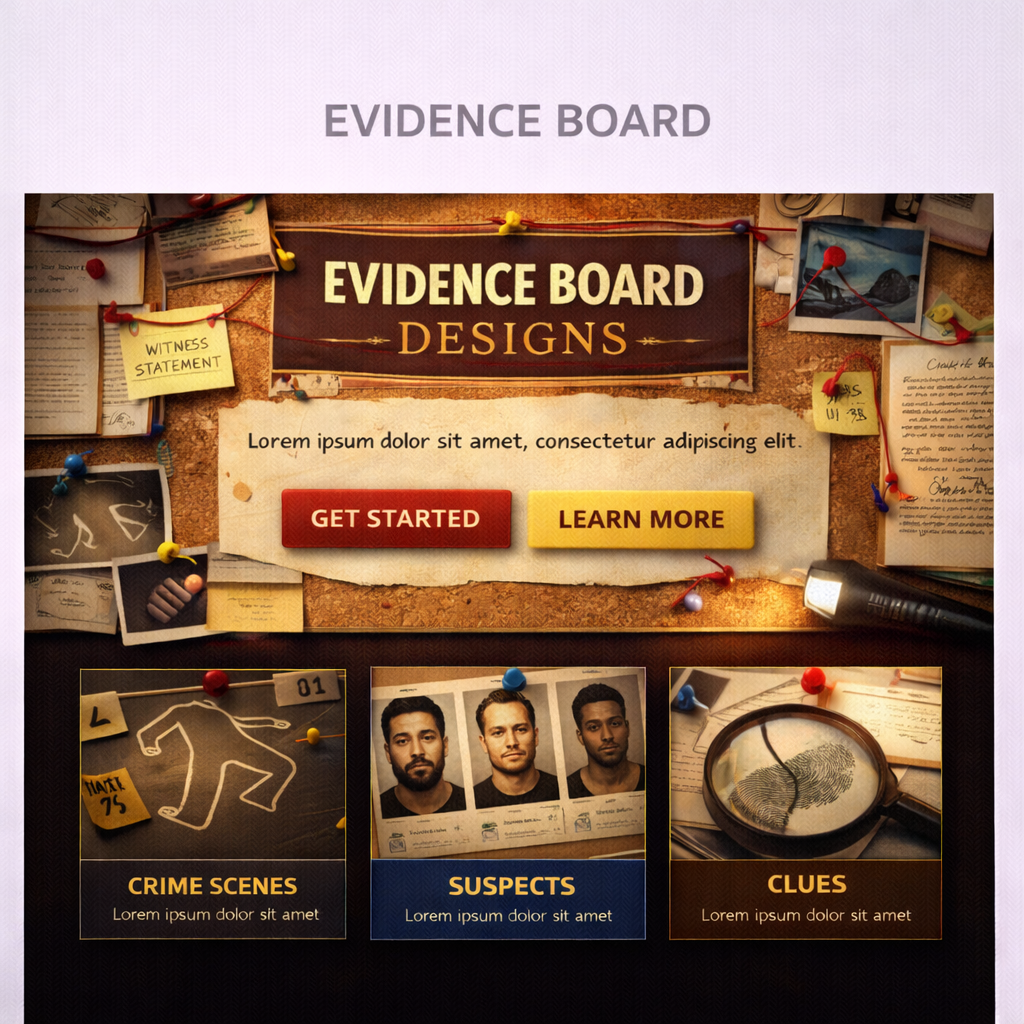 Evidence Board style preview