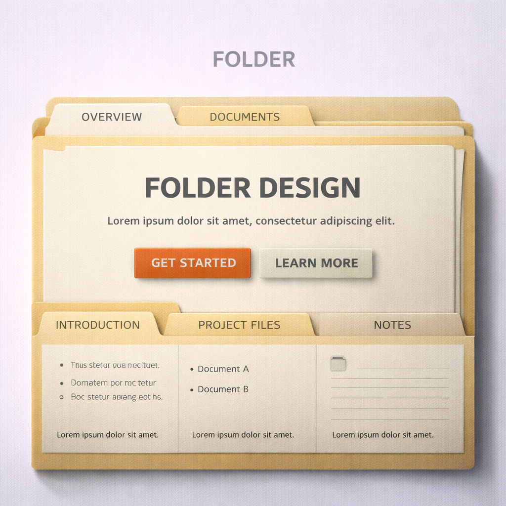 Folder style preview