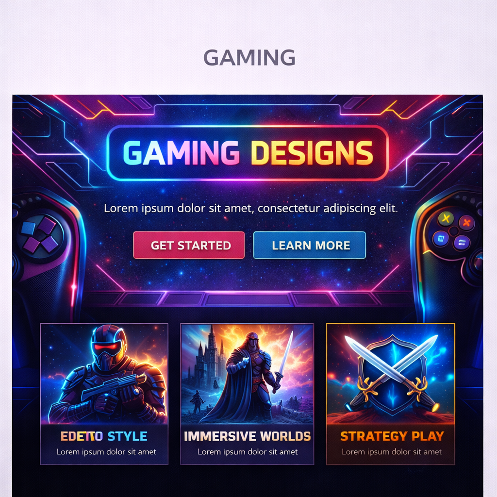 Gaming style preview