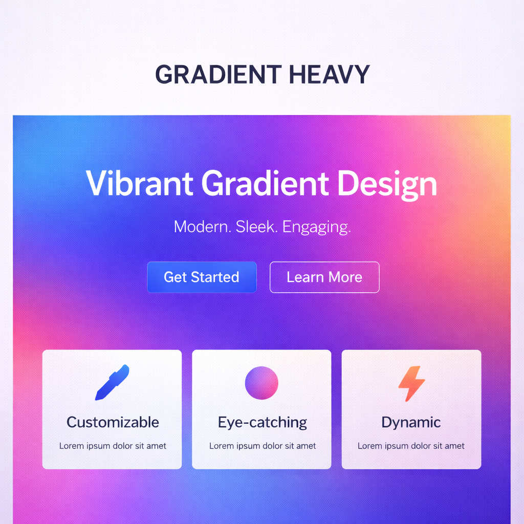 Gradient Heavy style preview
