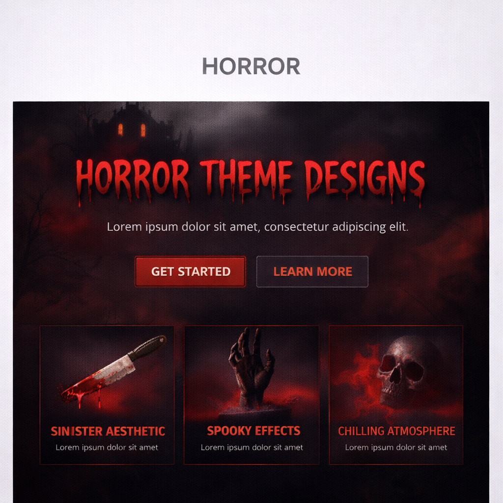 Horror style preview