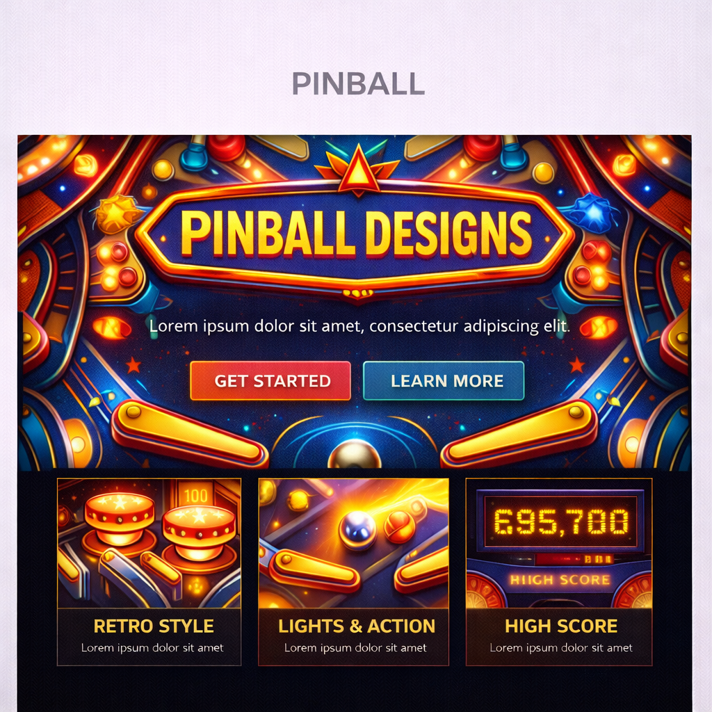 Pinball style preview