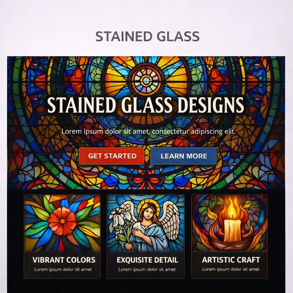 Stained Glass style preview