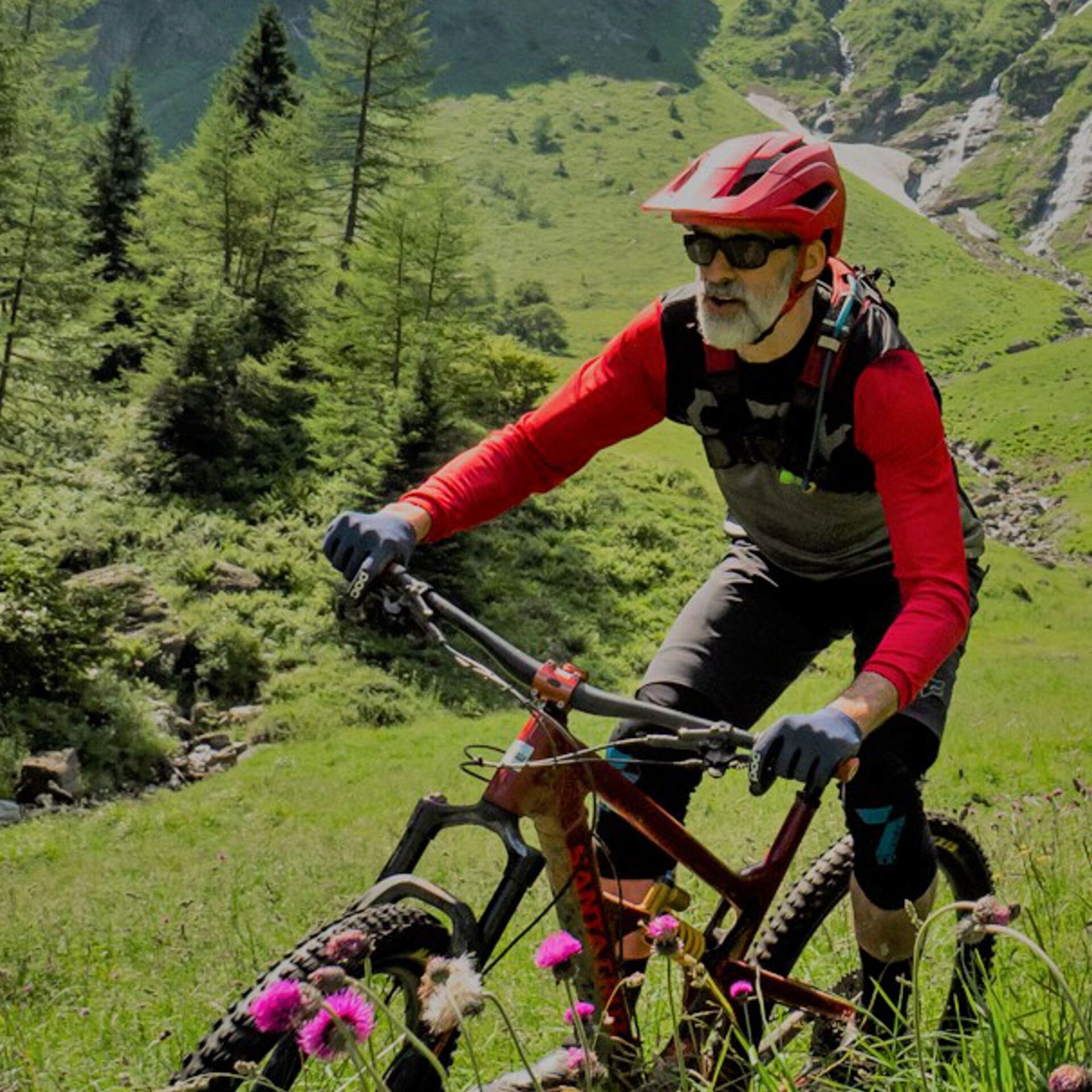 Picture of committee member Andy - Dig-coordinator for the Dean Trail Volunteers