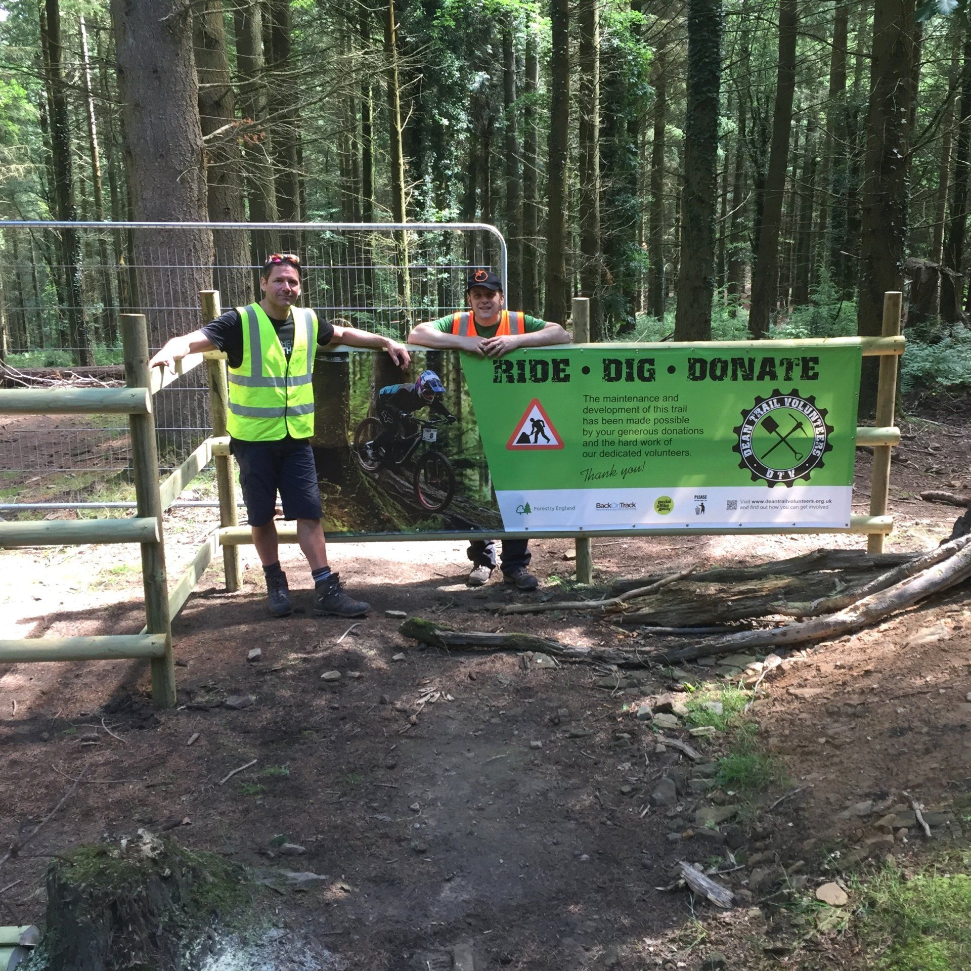 New fencing on GBU trail