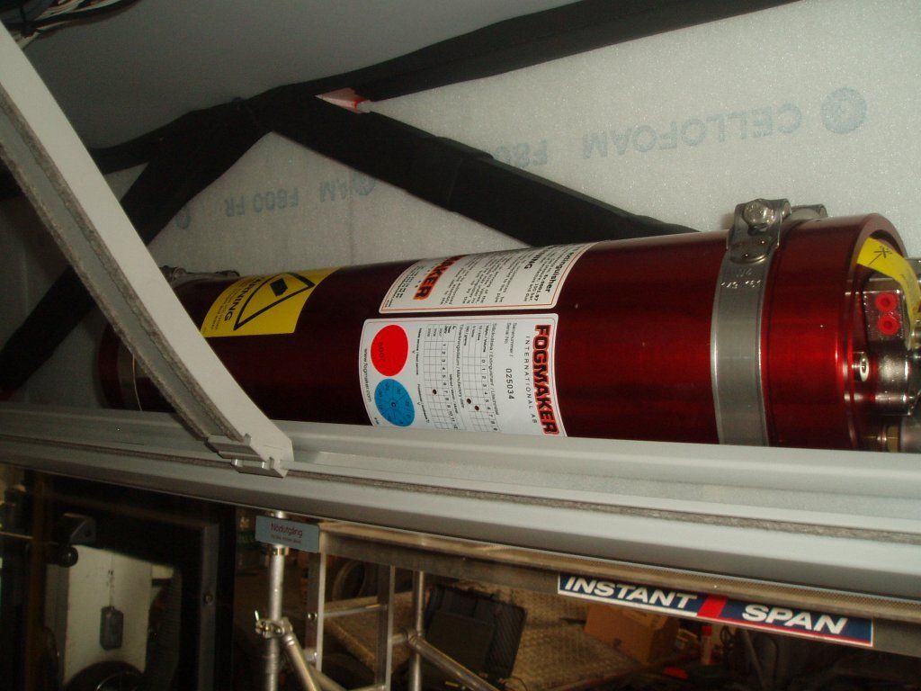 SISTEMA FOGMAKER INSTALADO EN UN AUTOBUS