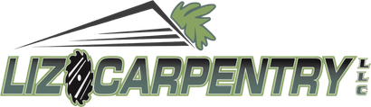 A logo for liz carpenter 's with a leaf on it