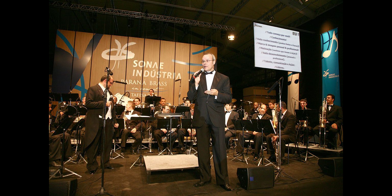 Alexander Baer Palestra com Orquestra grupo sonae tafisa