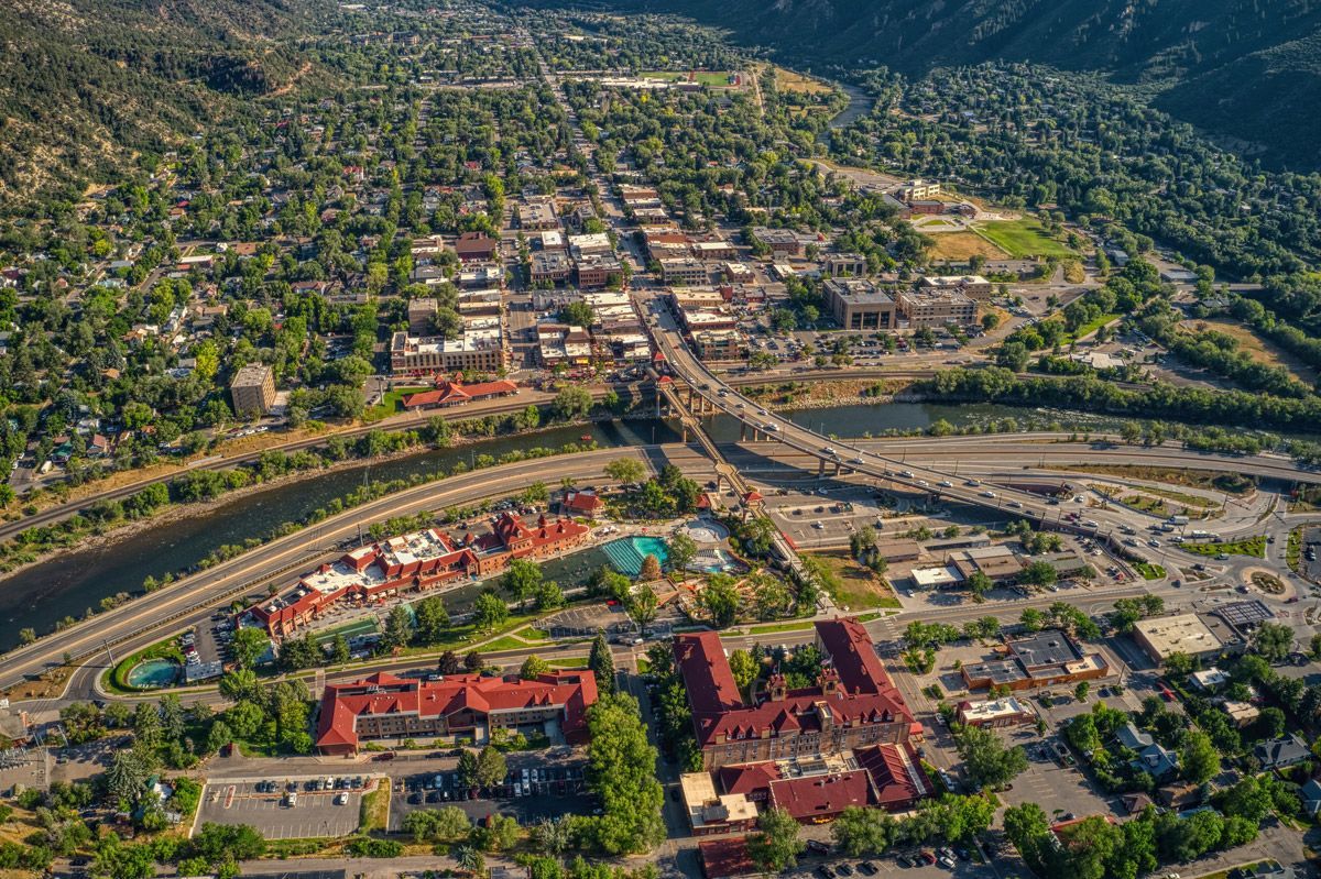 Aerial View of Glenwood Springs — Grand Junction, CO — Bros Roofing