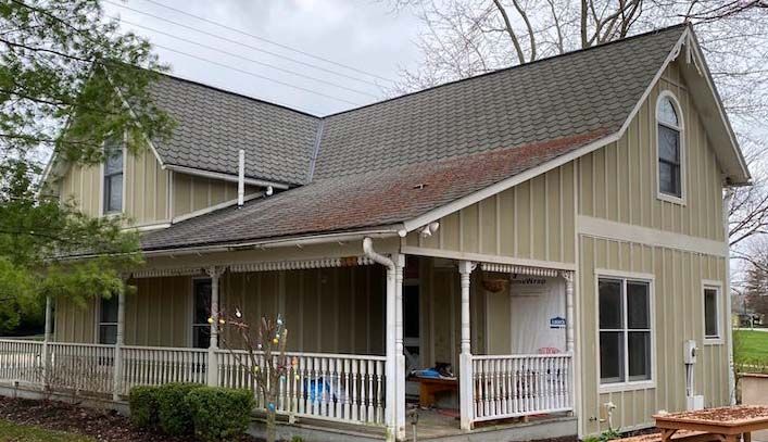 Before painting siding