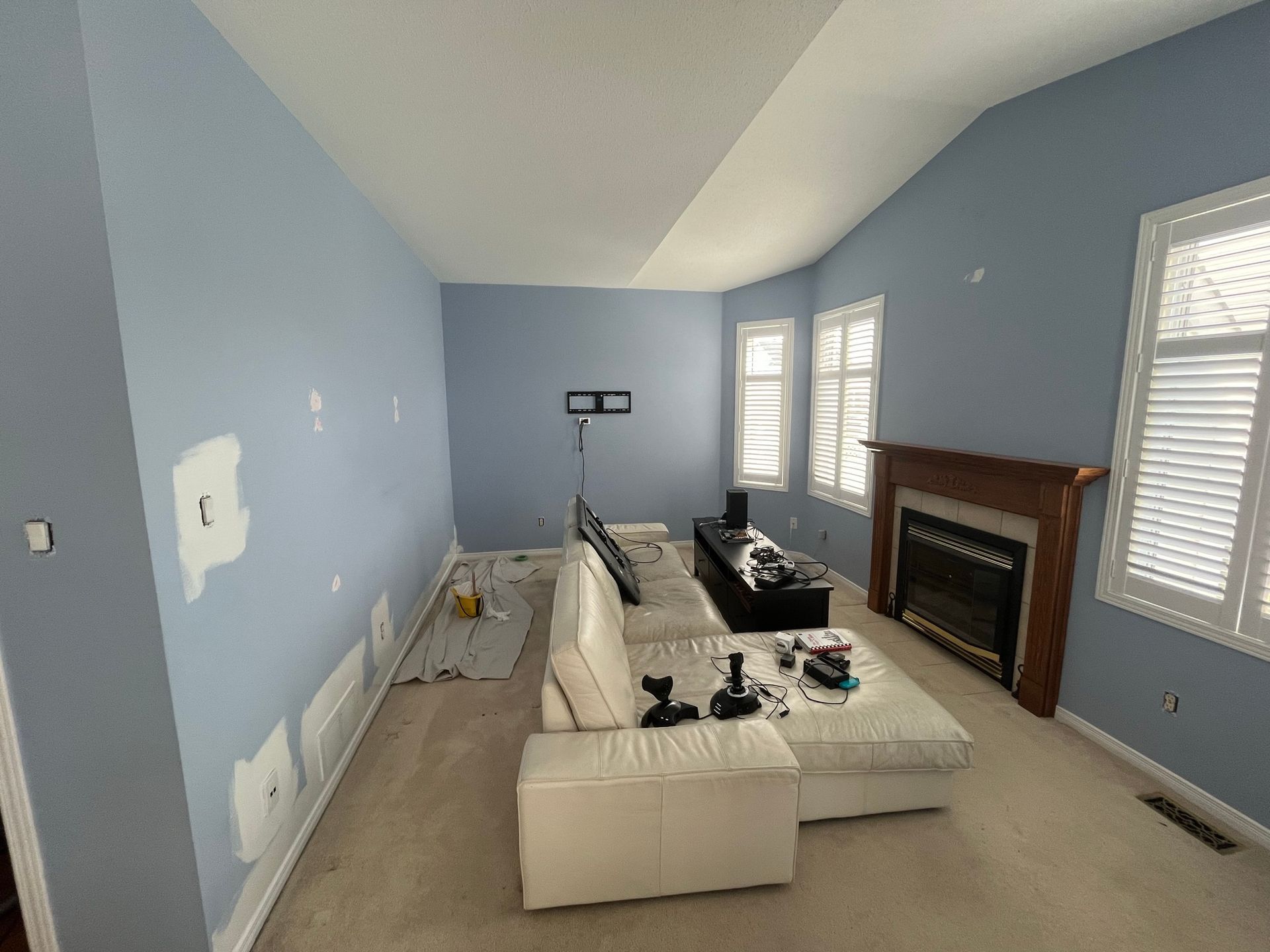 Before Painting this living room