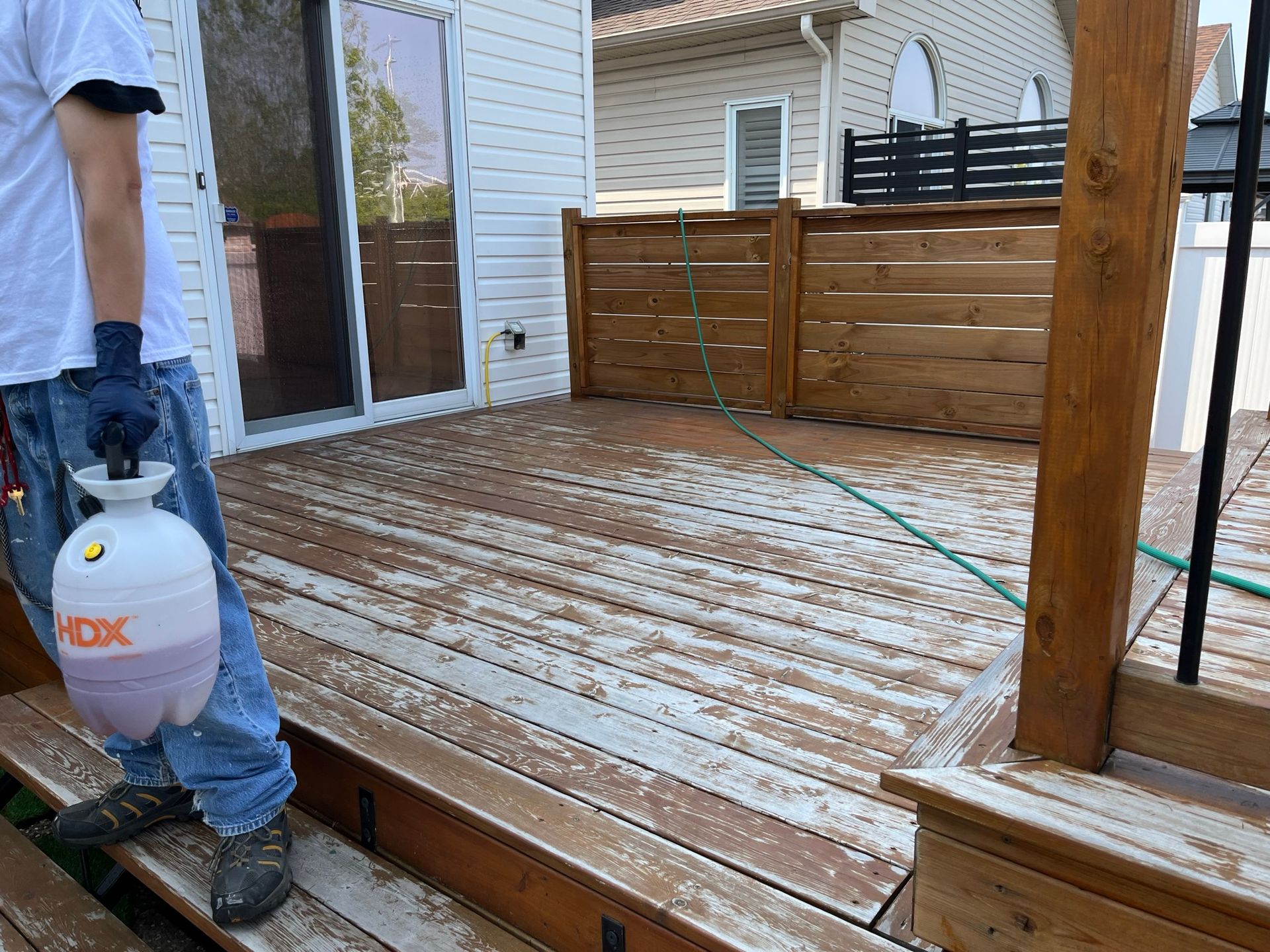 Peeling Deck Stain