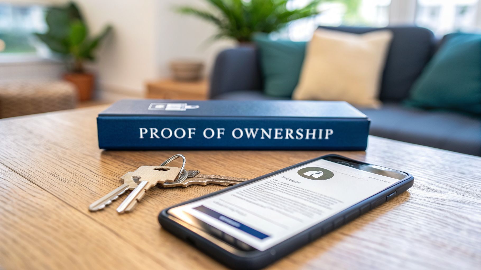 Keys, smartphone, and 