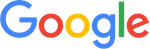 Google logo: Blue, red, yellow, and green letters on a white background.