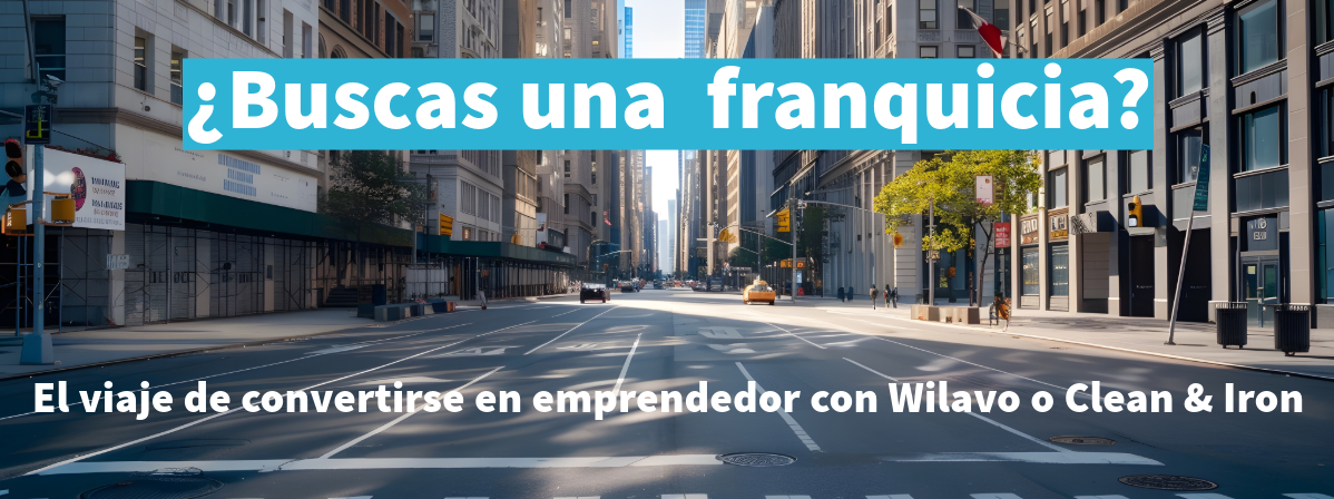Con Wilavo y Clean & Iron puedes crear tu empresa de manera segura y consolidada. Calle de ciudad norteamericana con pocos vehiculos