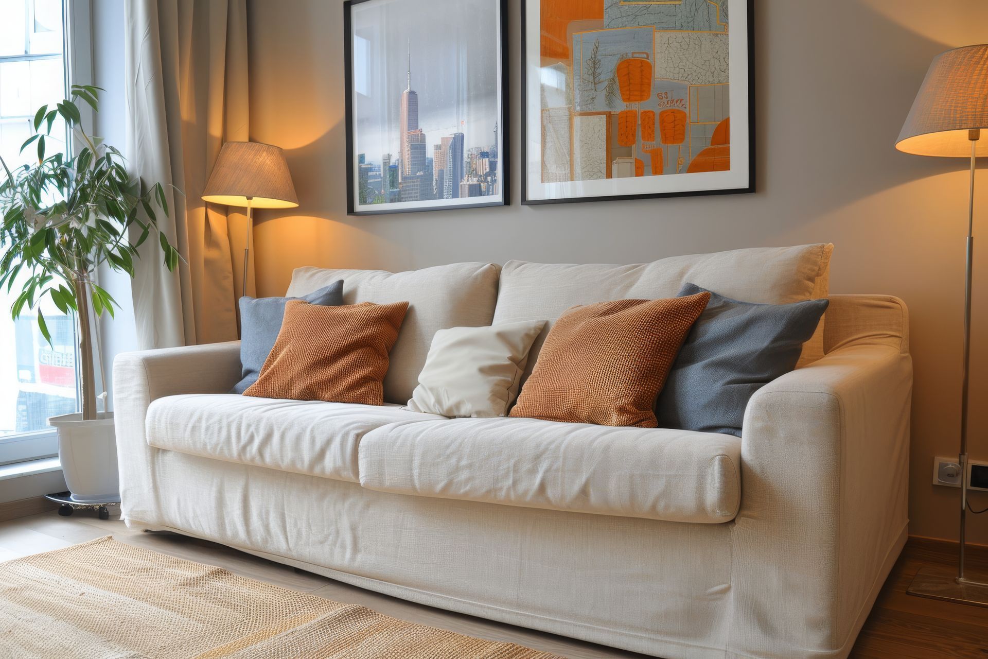 Limpieza y desinfección de sofas