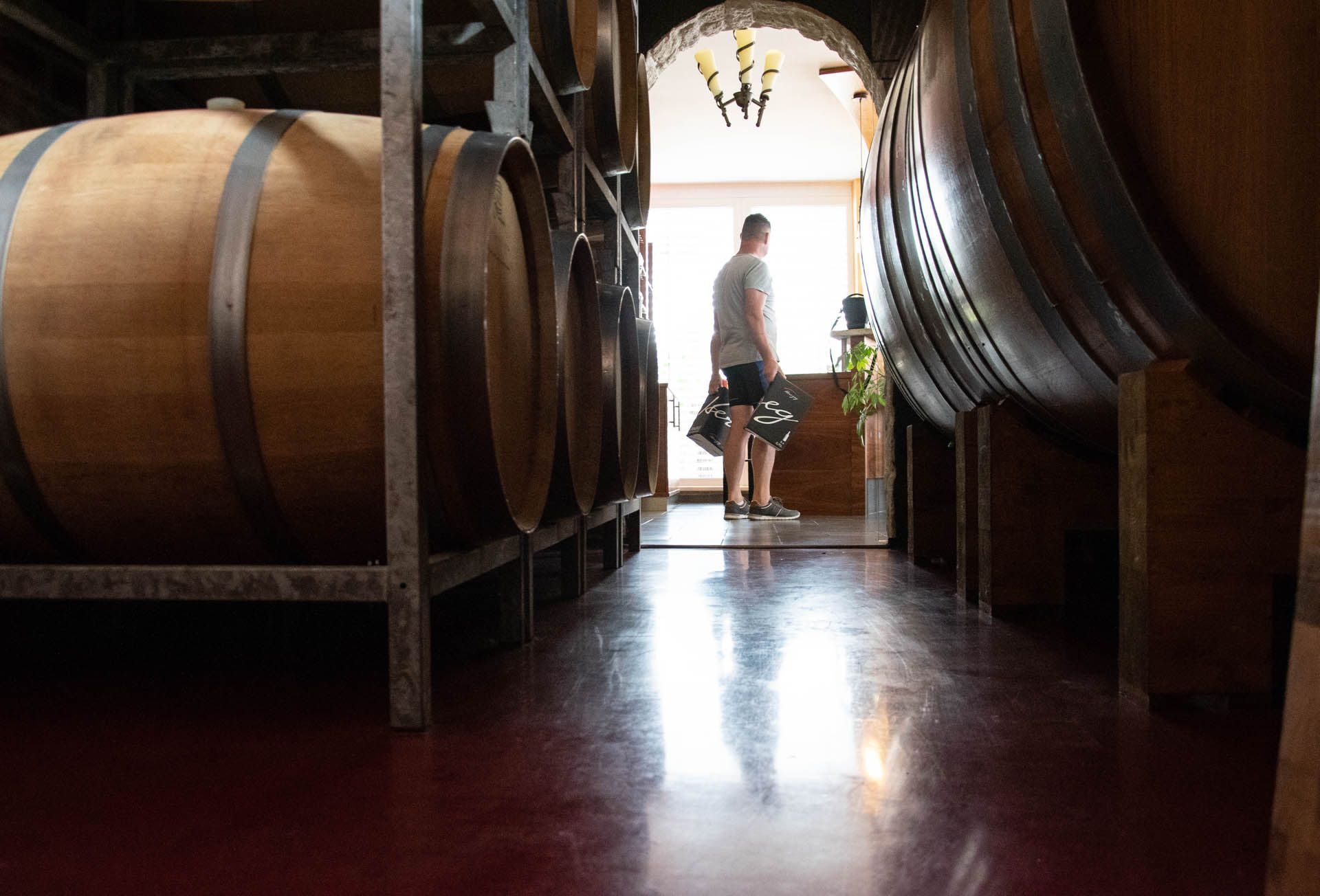 Weinfässer Weingut Herczeg