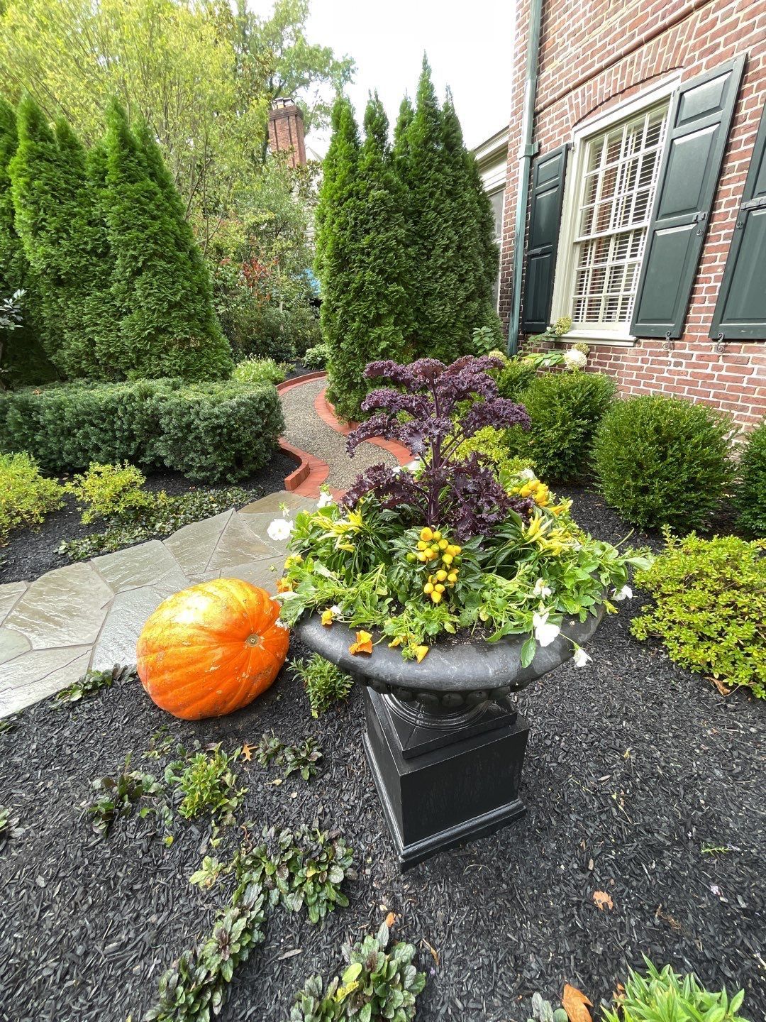 Season Decor With Pumpkin — Kennett Square, PA — Classic Lawns
