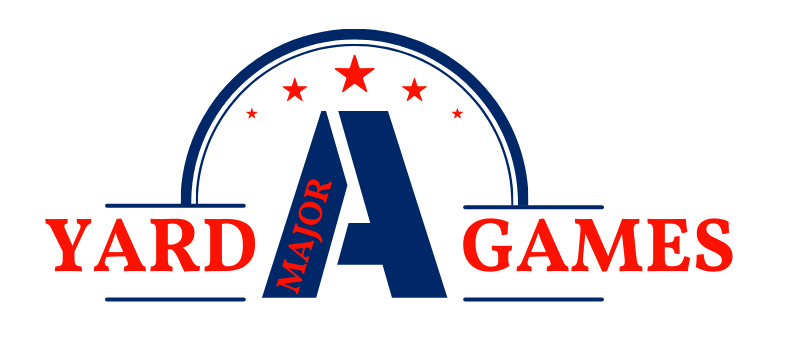 A logo for yard a games with the letter a