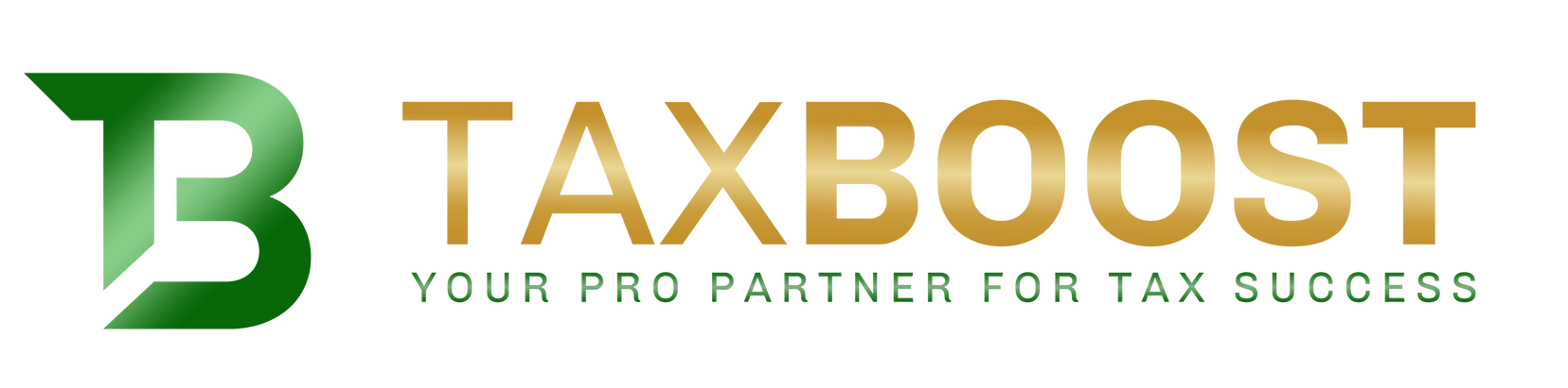 A logo for b taxboost your pro partner for tax success