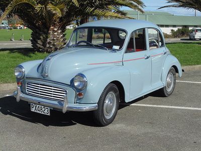Classic Morris Minor car