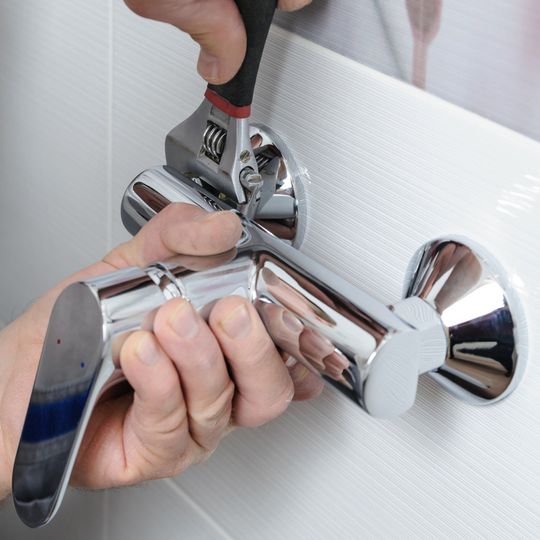 Installing Shower Faucet — Bloomington, MN — Richfield Plumbing Company
