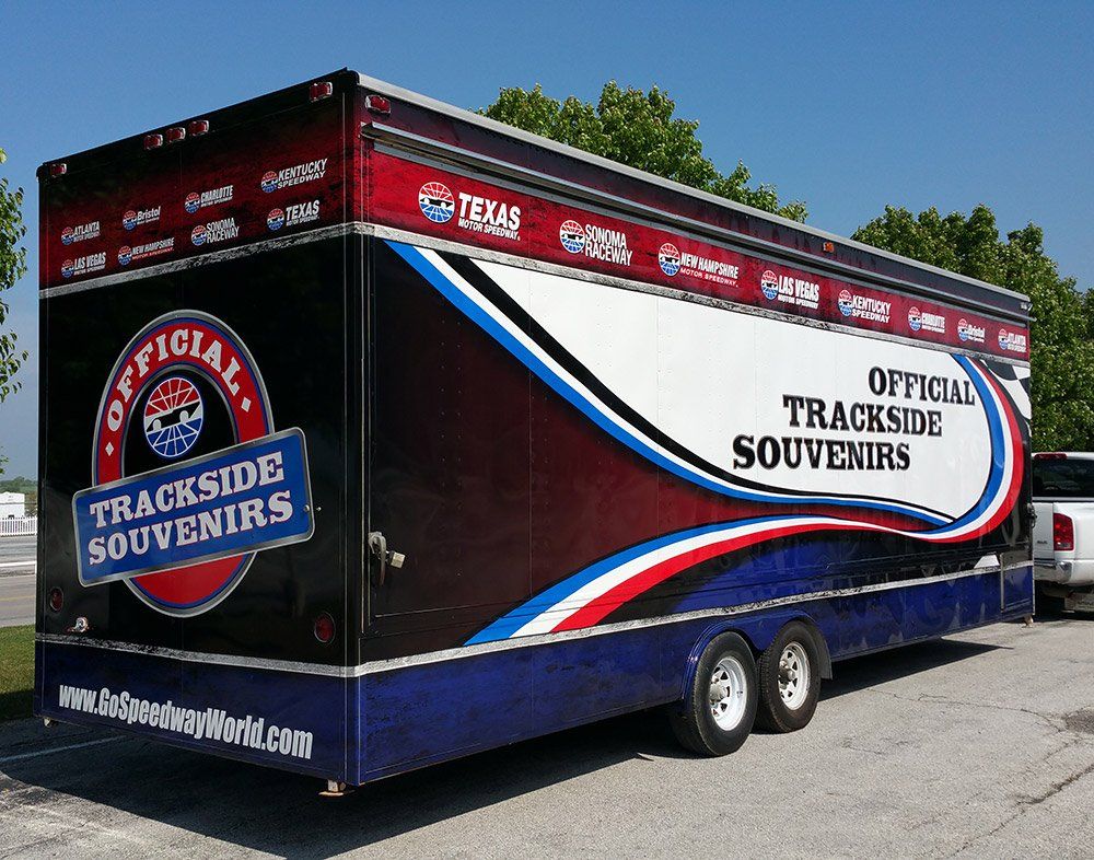 Trackside souvenirs truck decal