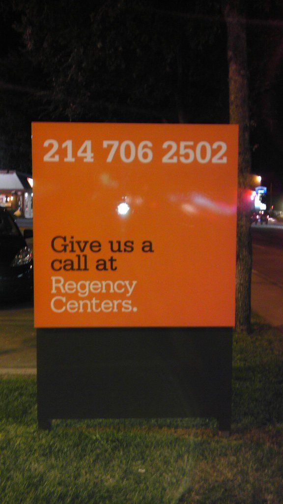 regency centers sign