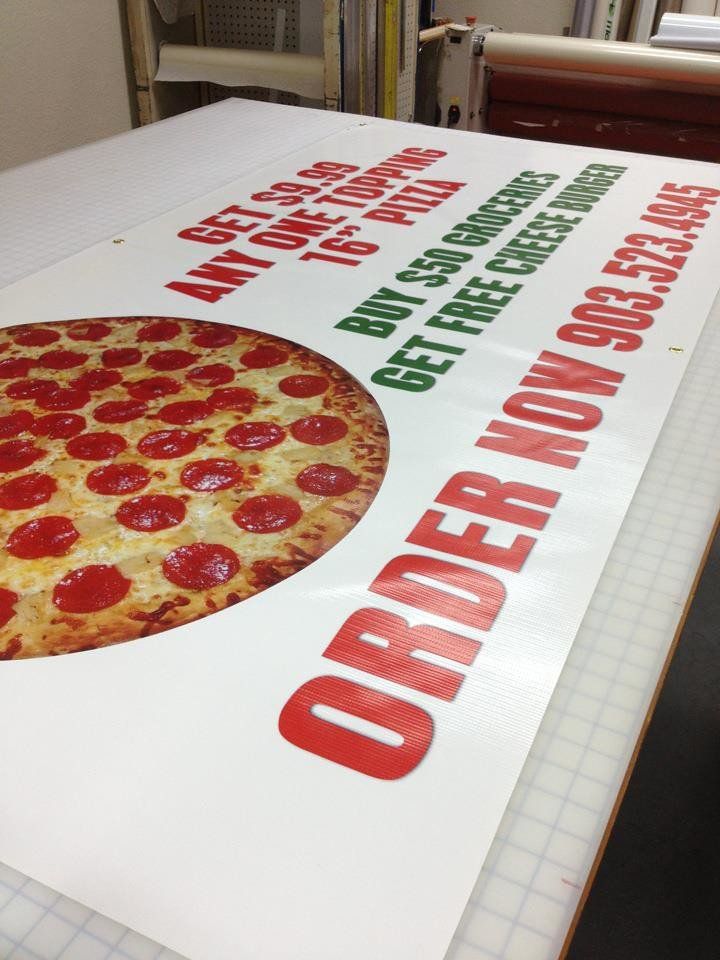 pizza signage