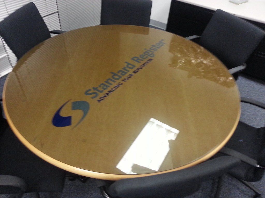 Standard Register table decal
