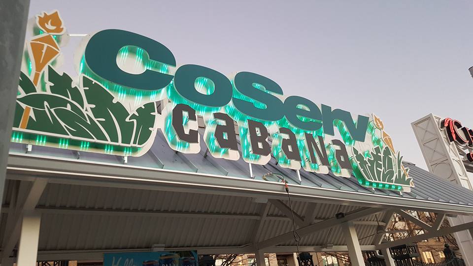 CoServ cabana signage