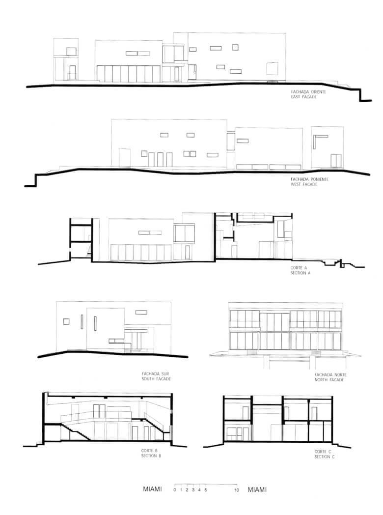 Hibiscus House Layout Blueprint — New York, NY— Carlos Brillembourg Architects