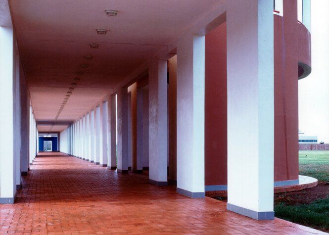 Sportscenter Interalumnia's Hallway — New York, NY — Carlos Brillembourg Architects