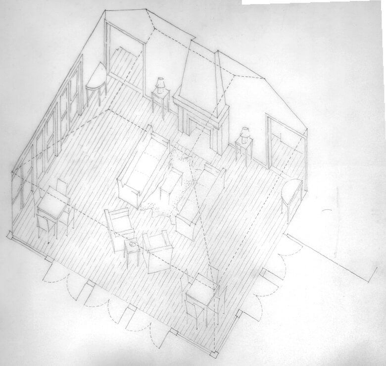 Rensselaerville Pool House Blueprint — New York, NY — Carlos Brillembourg Architects
